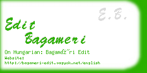 edit bagameri business card